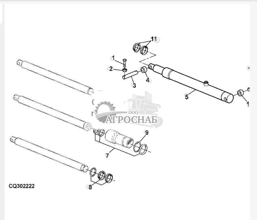 PLATFORM LIFT CYLINDER 